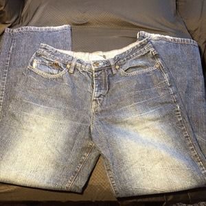 Vintage Anchor Blue Jeans Mens 32x32 Straight Leg Denim Skater Y2K 178